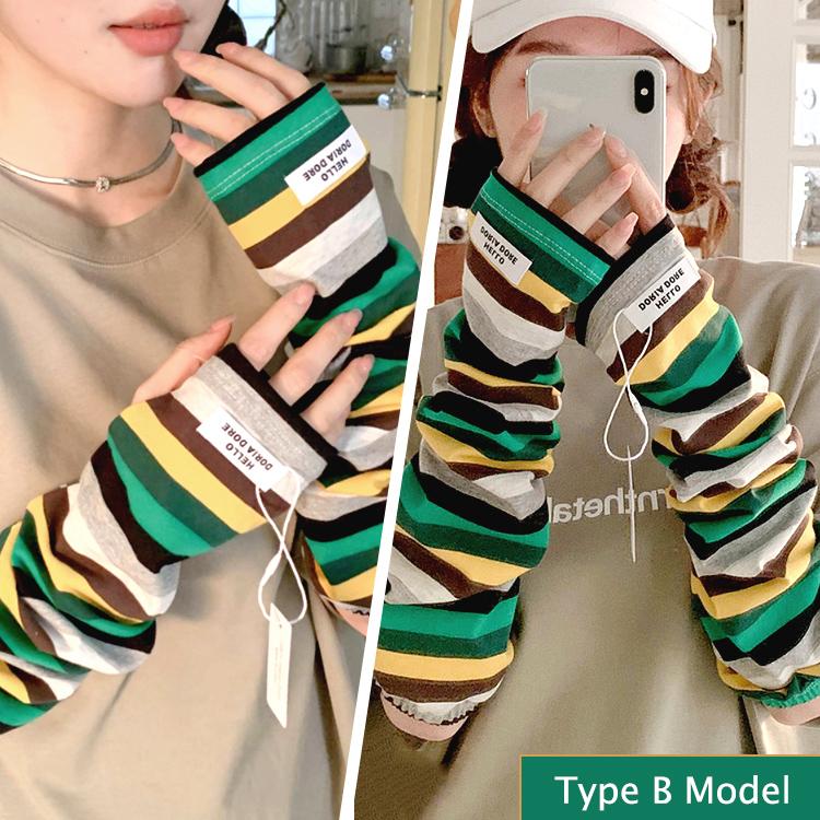 アームカバー uvカット レディース UV カラフル アームスリーブ 日焼け対策 おしゃれ スポーツ バレーボール ゴルフ ロング 作業用 日焼け防止 腕カバー |  | 08