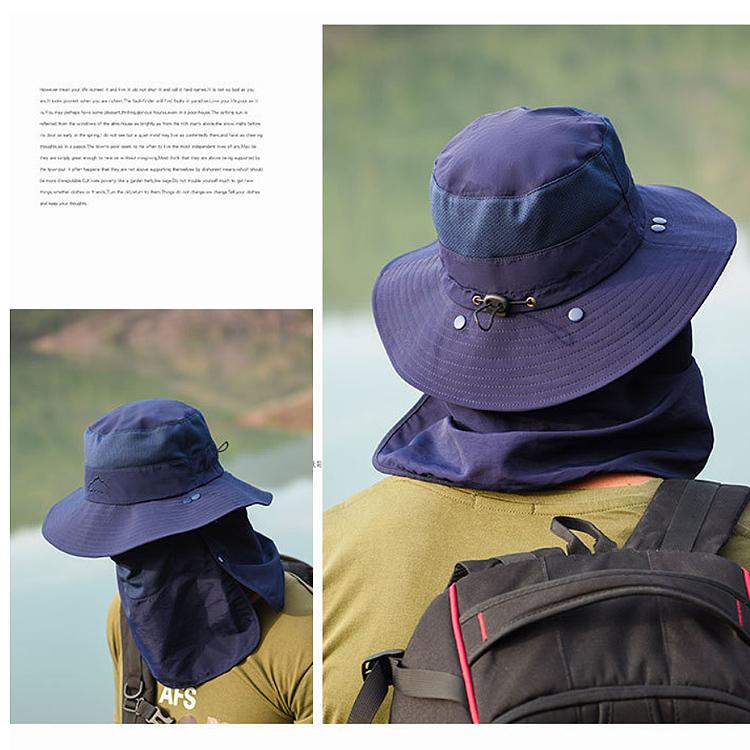 日焼け防止 帽子 UVカット 紫外線カット 日よけ 前垂れ付き ハット 日除け帽子 農作業 つば広 サファリハット メンズ アウトドア レディース 日焼け 釣り 登山 |  | 12