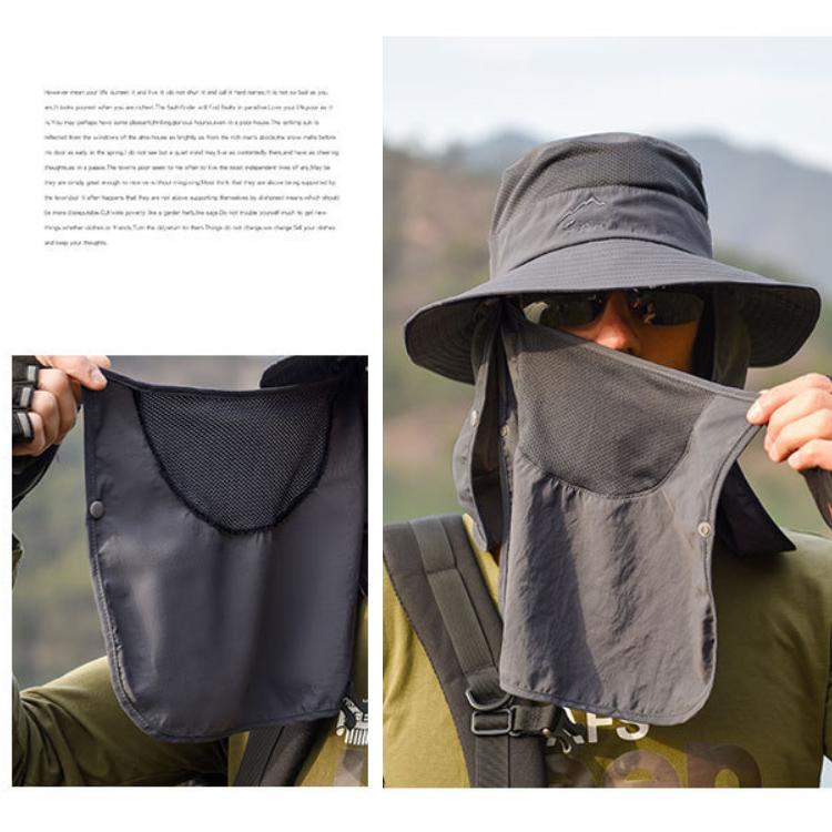 日焼け防止 帽子 UVカット 紫外線カット 日よけ 前垂れ付き ハット 日除け帽子 農作業 つば広 サファリハット メンズ アウトドア レディース 日焼け 釣り 登山 |  | 14