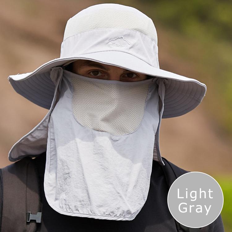 日焼け防止 帽子 UVカット 紫外線カット 日よけ 前垂れ付き ハット