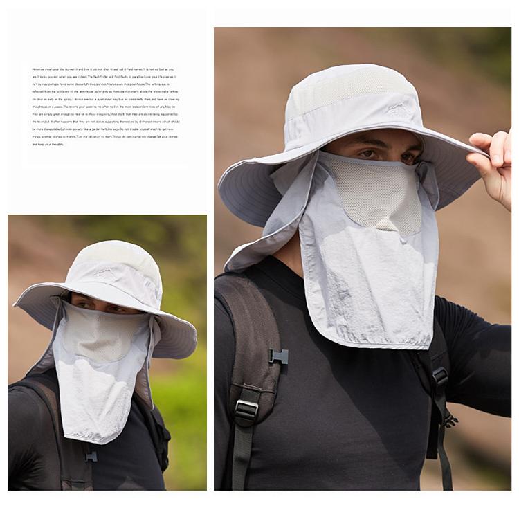 日焼け防止 帽子 UVカット 紫外線カット 日よけ 前垂れ付き ハット 日除け帽子 農作業 つば広 サファリハット メンズ アウトドア レディース 日焼け 釣り 登山 |  | 16