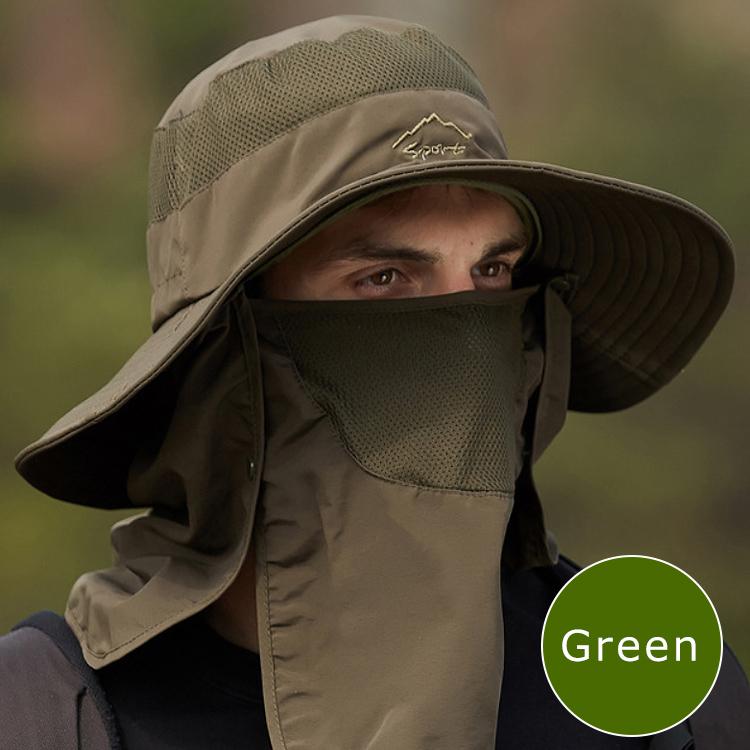 日焼け防止 帽子 UVカット 紫外線カット 日よけ 前垂れ付き ハット 日除け帽子 農作業 つば広 サファリハット メンズ アウトドア レディース 日焼け 釣り 登山 |  | 17