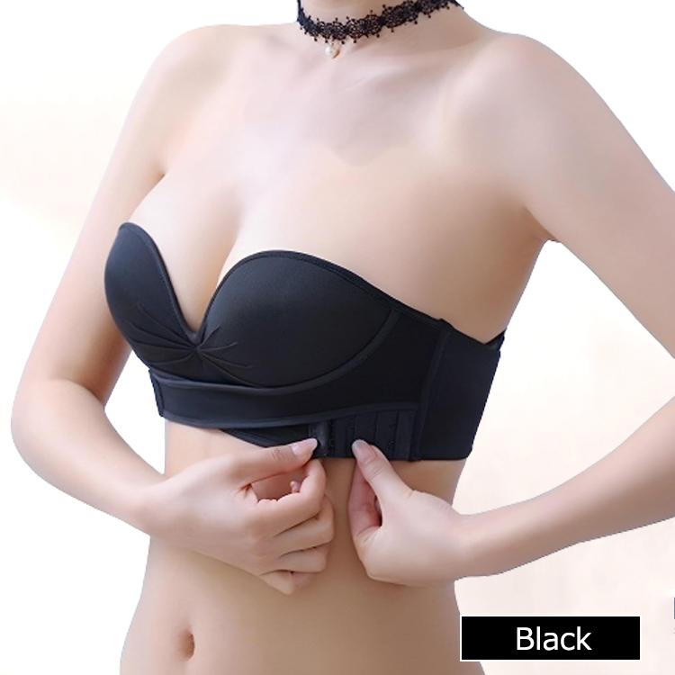 ストラップレスブラ クロス止め 落ちない ずれない 肩紐なし チューブトップ ブラジャー 盛れる 肩紐なしブラ ノンワイヤー ストラップレス ブラ |  | 15