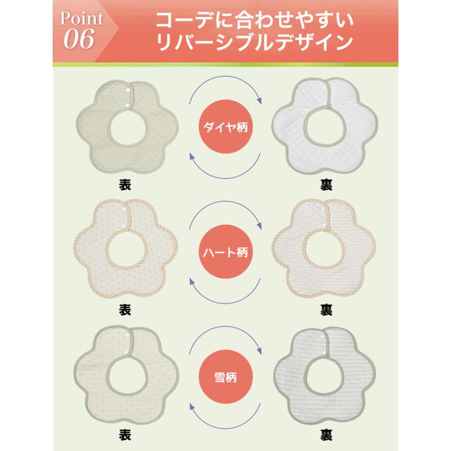 スタイ 綿100% 6枚セット よだれかけ ベビー 男の子 女の子 赤ちゃん 子供 ガーゼ おしゃれ よだれカバー お食事エプロン かわいい |  | 13