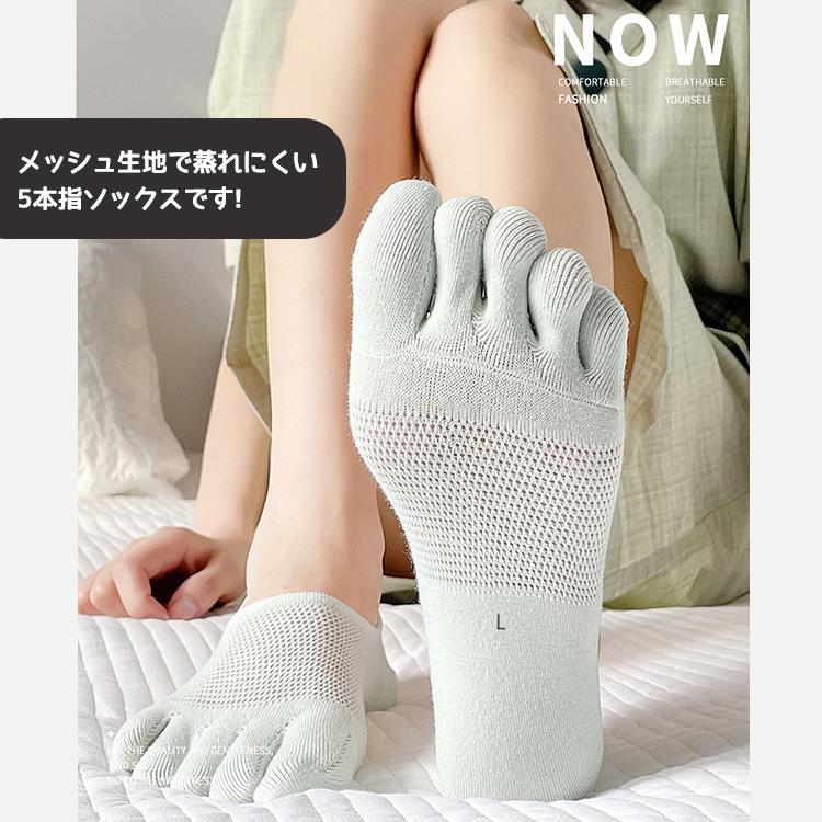 5本指ソックス ＼2点目半額クーポン／ レディース 靴下 夏用 5足セット くるぶし 夏 5本指靴下 五本指靴下 脱げない 五本指 5本指 すべり止め フットカバー |  | 01
