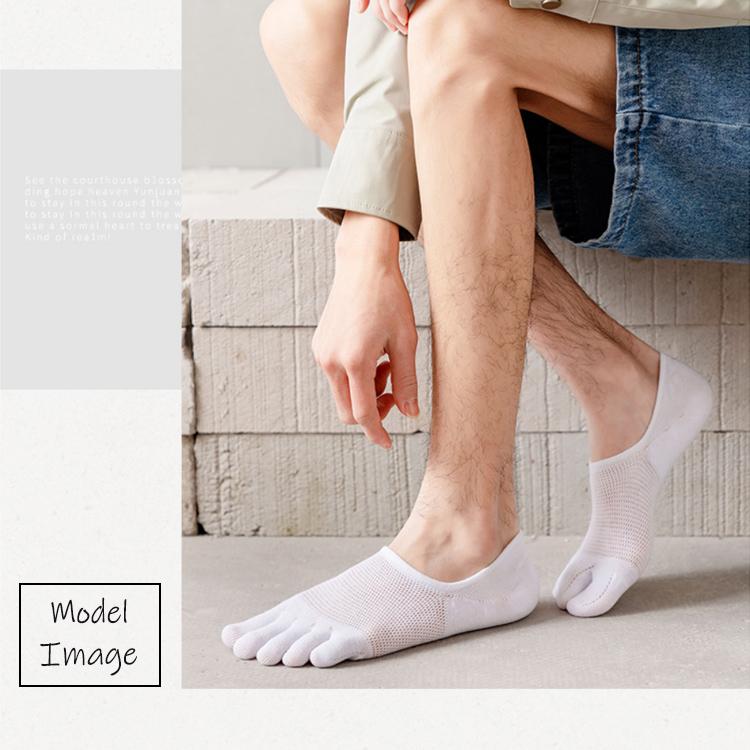5本指ソックス メンズ 靴下 夏用 メッシュ 5足セット くるぶし 5本指靴下 五本指靴下 脱げない スニーカーソックス 五本指 5本指 男性 浅履きフットカバー |  | 07