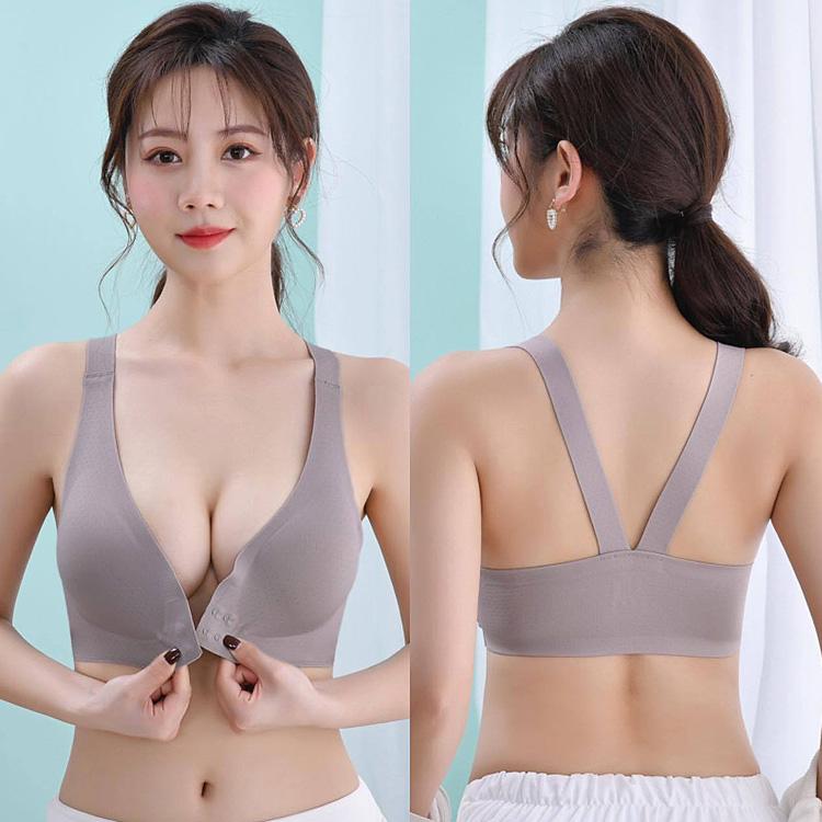 ブラジャー フロントホック ナイトブラ ノンワイヤーブラ シームレスブラ ブラ ノンワイヤー フロントホックブラ 前開き 盛れる 育乳ブラ |  | 17