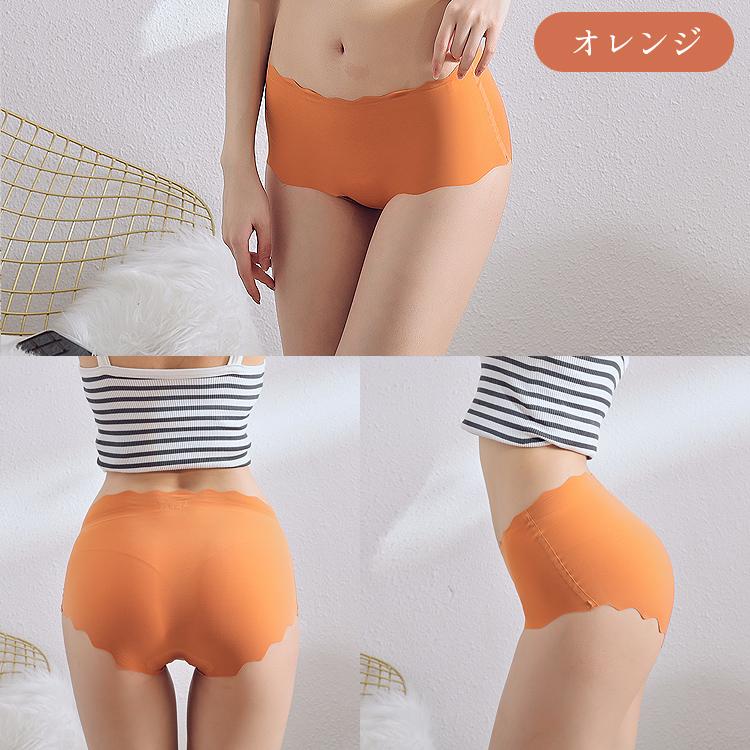 ショーツ レディース シームレスショーツ 深め 深ばき シームレス 波型ショーツ 3枚セット 無縫製 食い込まない 深履き かわいい ラインが出ない |  | 18