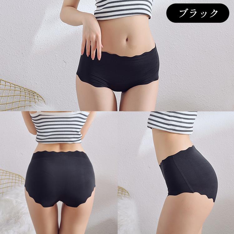 ショーツ レディース シームレスショーツ 深め 深ばき シームレス 波型ショーツ 6枚セット 無縫製 食い込まない 深履き かわいい ラインが出ない |  | 14