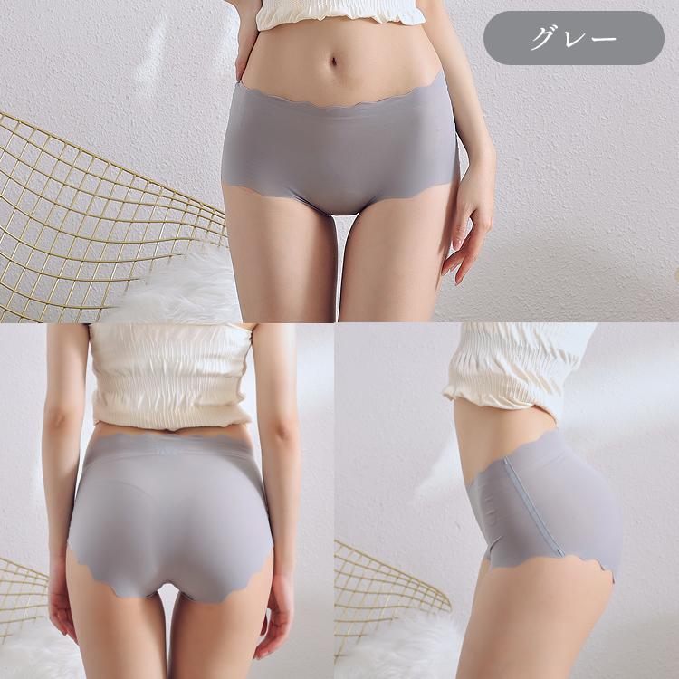 ショーツ レディース シームレスショーツ 深め 深ばき シームレス 波型ショーツ 6枚セット 無縫製 食い込まない 深履き かわいい ラインが出ない |  | 16