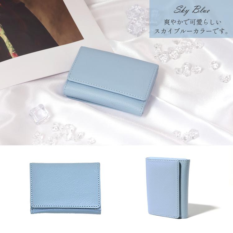 財布 レディース メンズ 三つ折 三つ折り財布 本革 レザー シンプル おしゃれ ミニウォレット ウォレット かわいい 小銭入れ 高級ギフトボックス付き ミニ財布 |  | 16
