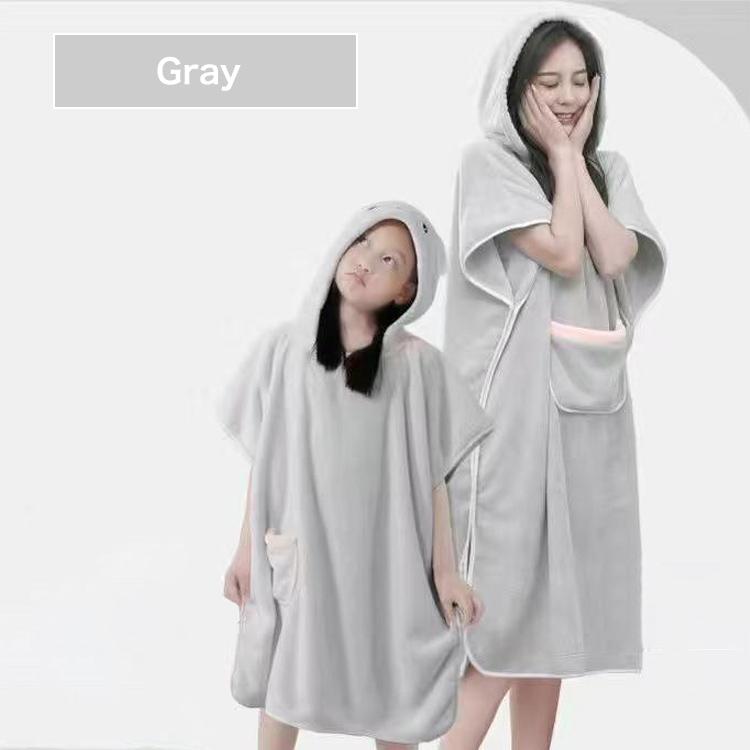 バスローブ レディース ママ キッズ ポンチョ フード付き 大人用 子供用 部屋着 かわいい ふわふわ 親子 コーデ ペア お揃い パジャマ ワンオペ |  | 15