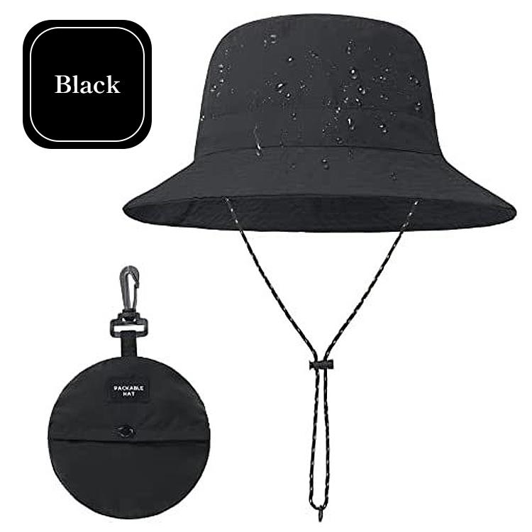 サファリハット 帽子 メンズ レディース 夏用 ハット コンパクト バケットハット つば広 あご紐 折りたたみ 収納ポーチ 日よけ 日除け 釣り ゴルフ 農作業登山 |  | 15