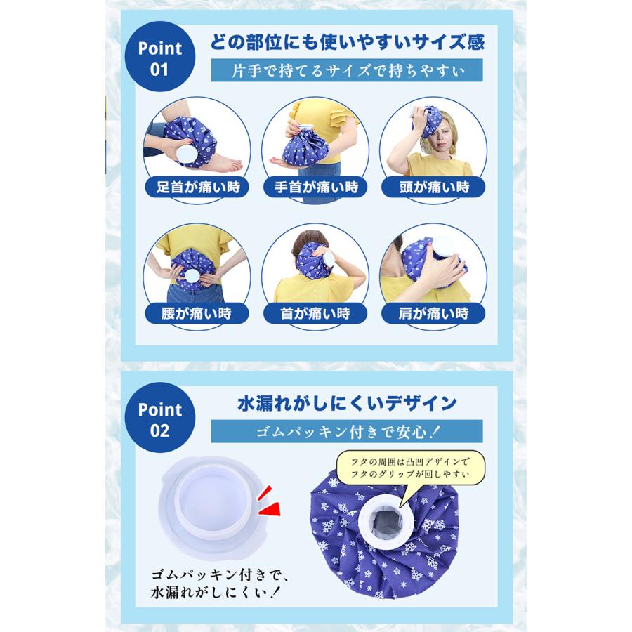 氷嚢 氷のう 2個セット 【使い勝手が良い M+MセットL+Lセット