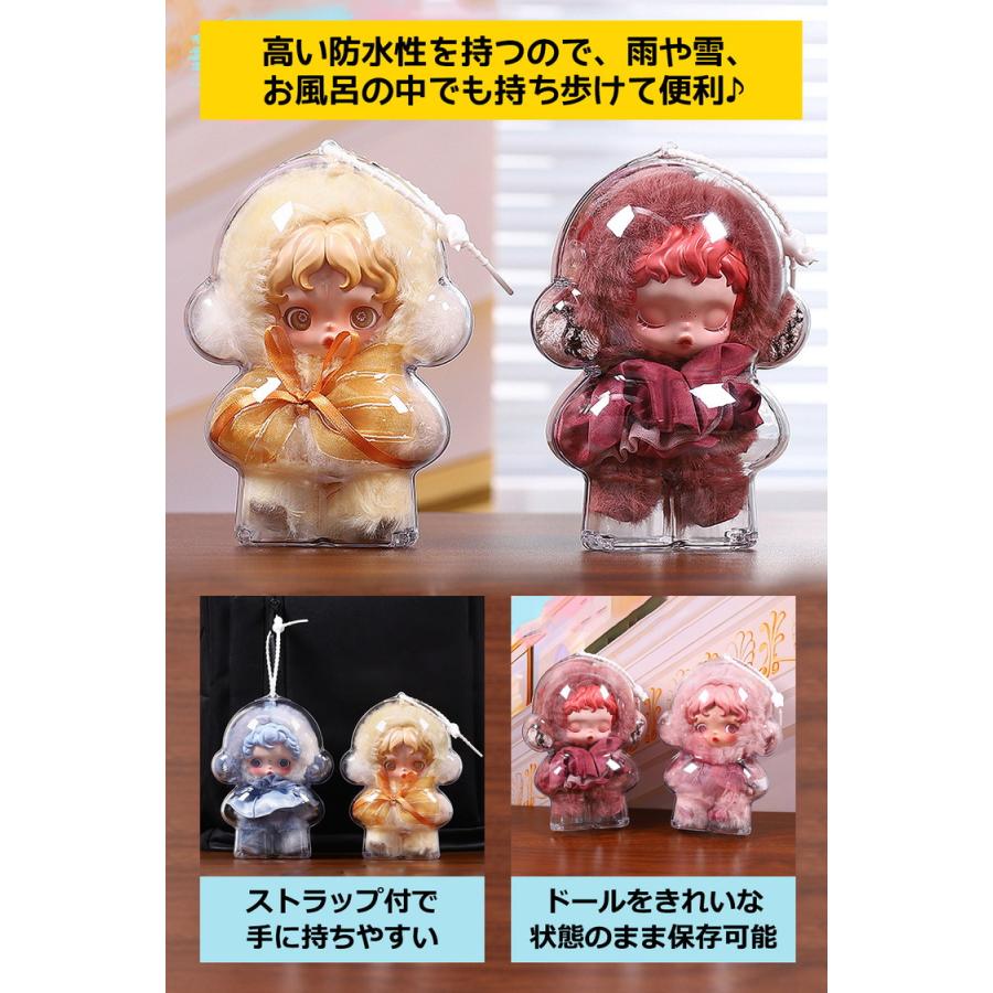 ミ　skullpanda クリア　ケース　16個セット スカルパンダ ケース SKULL PANDA 透明 SKULLPANDA ぬいぐるみ