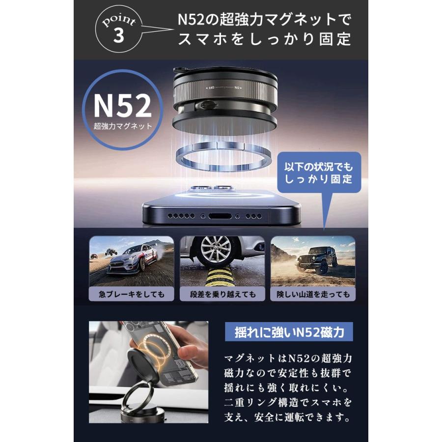 スマホホルダー 車 車用スマホホルダー 車用スマホホルダー 落下防止 スマホスタンド 携帯ホルダー スマートフォン ナビ iphone android |  | 09