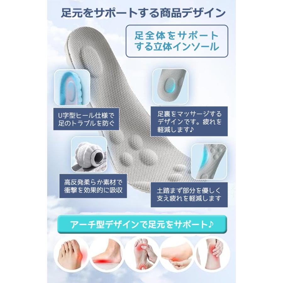インソール 疲れない 中敷き ダイエット アーチサポート 土踏まず |  | 10