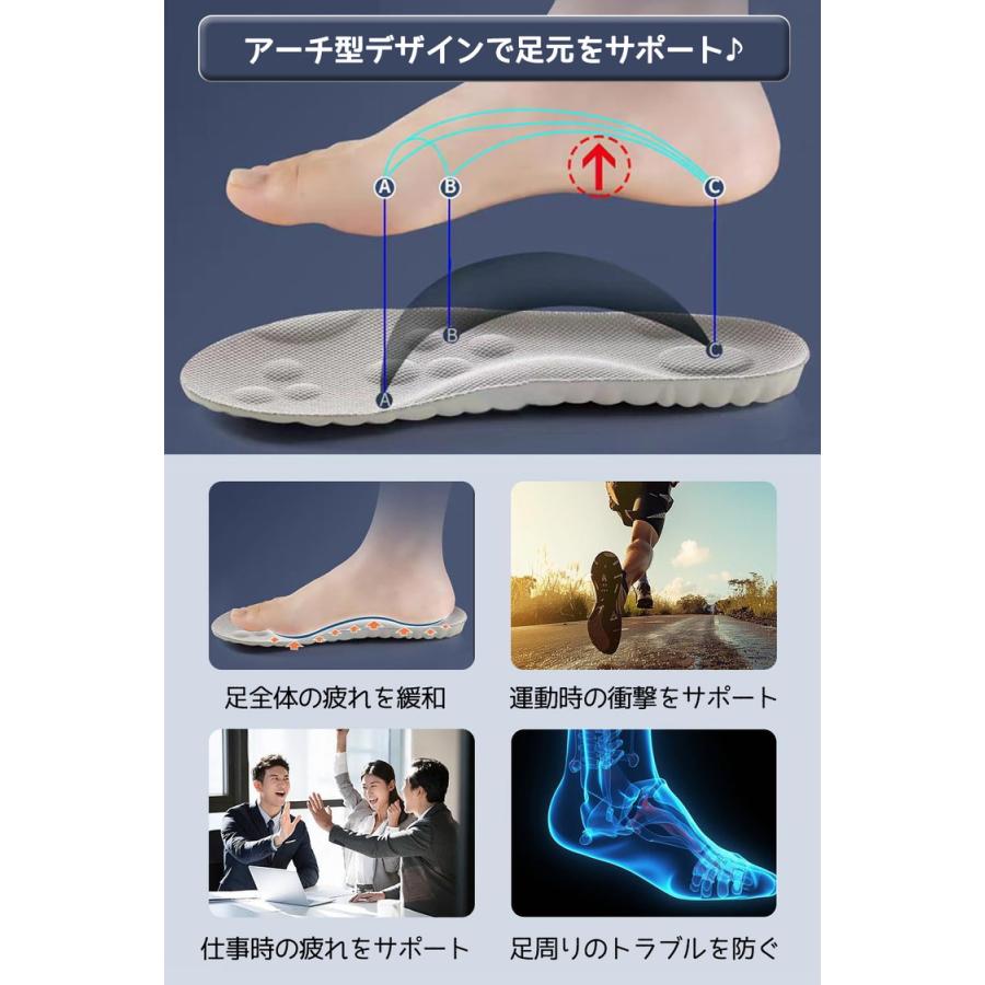 インソール 疲れない 中敷き ダイエット アーチサポート 土踏まず |  | 09