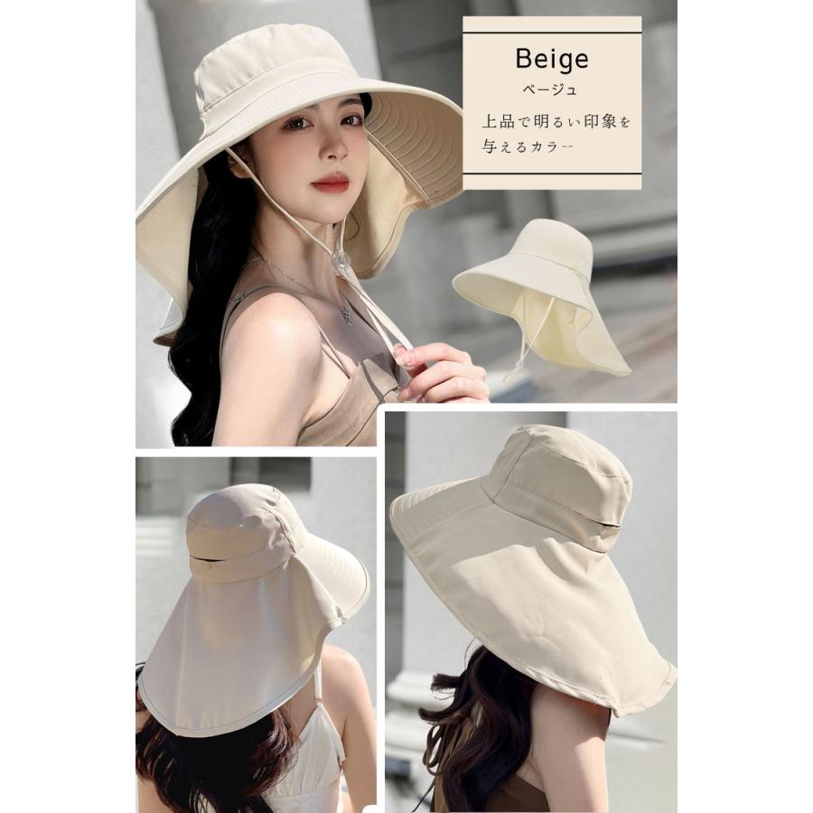 日よけ 帽子 レディース uvカット 日焼け防止 ゴルフ 日除け帽子 つば広ハット サファリハット 医療用帽子 首 夏用 母の日 uv 農作業 日焼け 遮光 サーフハット |  | 14