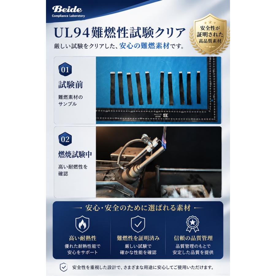 モバイルバッテリー 耐火ポーチ 耐火バッグ 耐火ケース 耐火袋 防火ポーチ ＼2個目半額クーポン／ 発火対策 難燃 UL94 V-0 飛行機 旅行 Barsado |  | 07