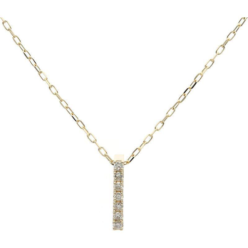 L&Co エルアンドコー K10 イエローゴールド ダイヤモンド ネックレス 66-7627 エルアンドコー K10 イエローゴールド ダイヤモンド ネックレス