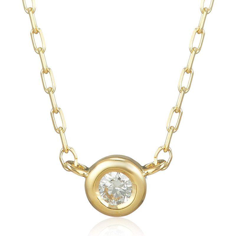 4℃(ヨンドシー) ダイヤモンドK10イエローゴールド(YG)ネックレス 111146123022 ヨンドシー ダイヤモンドK10イエローゴールド YG ネックレス