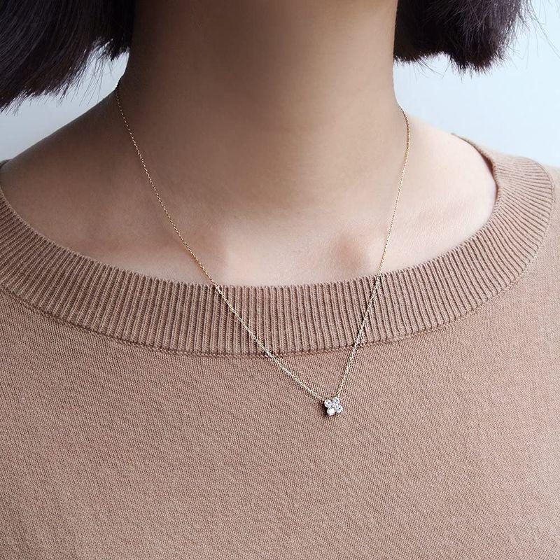 【〜6/6まで出品】 ヴァンドーム青山 VENDOME AOYAMA K18YG ダイヤモンド0.28ct カローラ ネックレス AGVN629945DI 【E2488745072】(87026円)