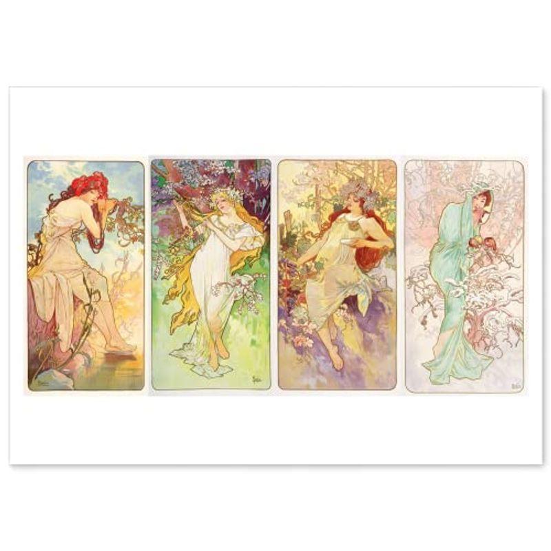 春 夏 四季 ポスター ミュシャ 秋 アートポスター 壁紙 絵画 壁紙用 インテリア サイズ日本製 冬 その他インテリア雑貨 小物 ブランド雑貨総合 Thepuppymaster Co Uk