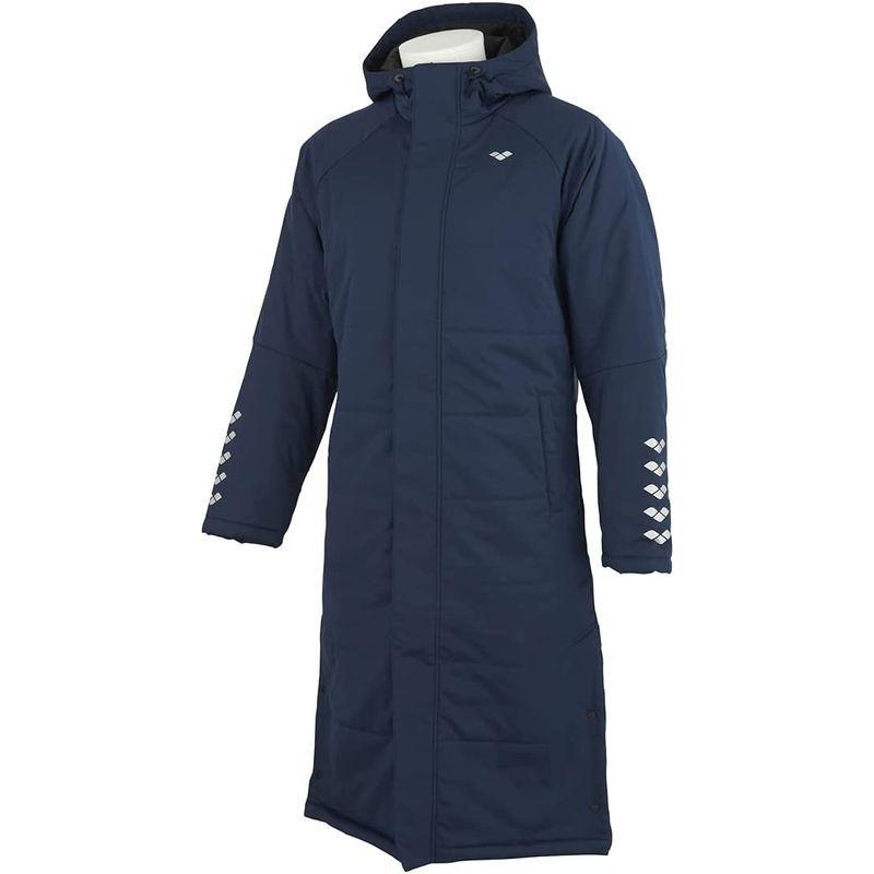 arena (アリーナ) 中綿ロングコート ネイビー Mサイズ AMUSJF35 アリーナ 中綿ロングコート ネイビー Mサイズ AMUSJF35