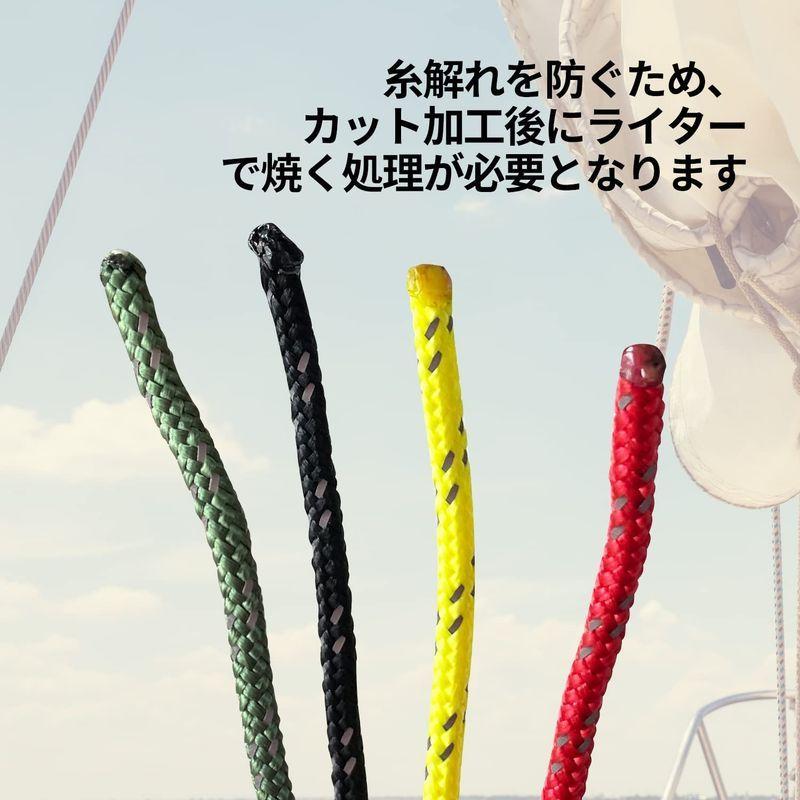 偉大な偉大なSutekus テントロープ 反射材入り 耐荷重 パラコード タープコード ロープ ガイライン ロール付 (直径3mm 総長50m-耐荷重2 テント Sutekus テントロープ 反射材入り 耐荷重 パラコード タープコード ロープ ガイライン ロール付 (直径5mm 総長30m-耐荷重4