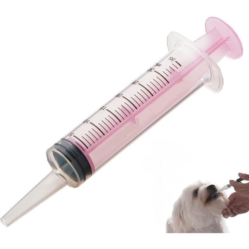 miyabi老犬・老猫用 給水シリンジ Mサイズ 犬猫兼用 （小?中型）水分補給・流動食用（ピンク）