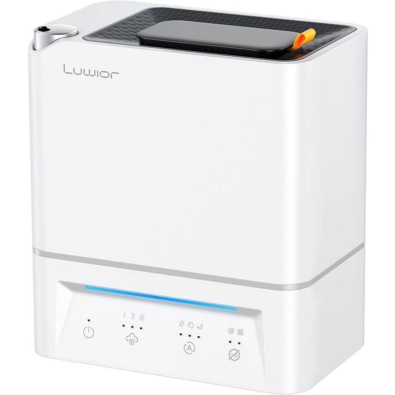 即出荷】 加湿器 卓上 除菌加湿器 第二代 Luwior 30畳適用 ホワイト