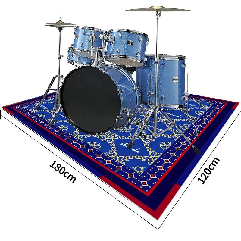 人気商品】 電子ドラム マット 滑り止め STAGE WORKS (ステージワークス) 滑り止め 防音マット Non-slip Pedal Mat