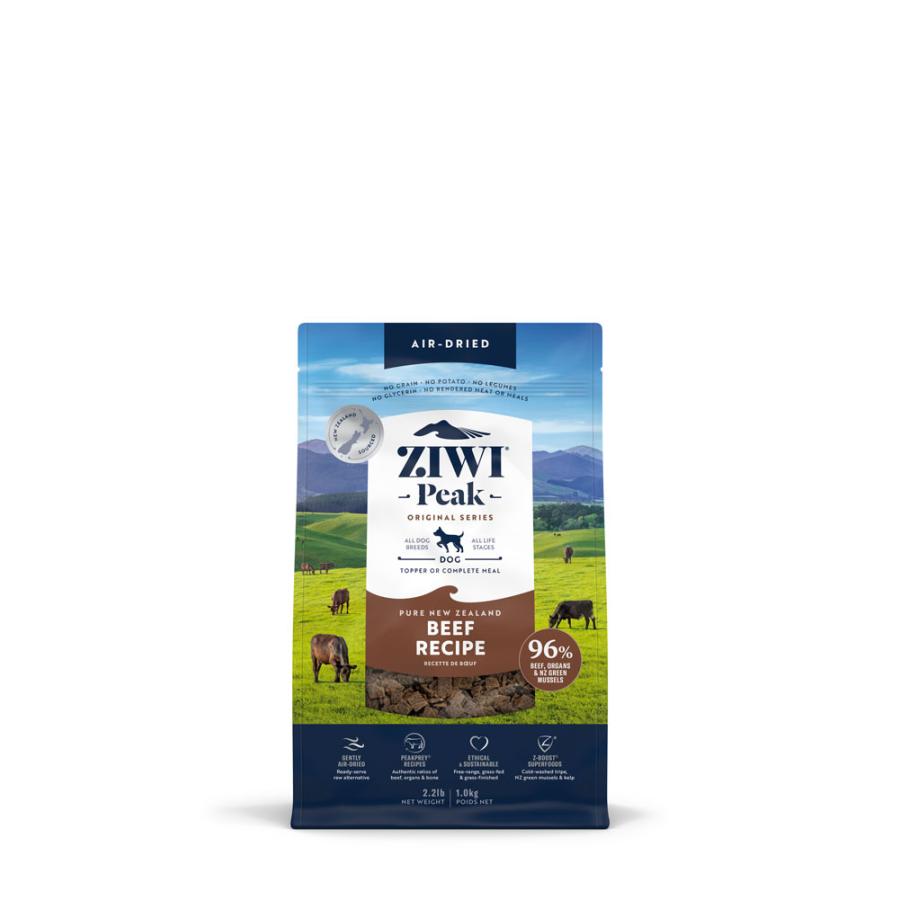 ZiwiPeak ジウィピーク ZIWI エアドライ ビーフ 1kg 犬用 ZiwiPeak（ジウィピーク）・エアドライ・ドッグフード ビーフ