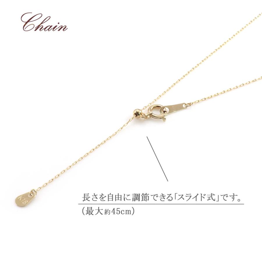 ダイヤモンドネックレス 一粒 イエローゴールド 18金 ソリテール シンプル おしゃれ プレゼント 18K K18 彼女 妻 4月誕生石 天然 長い バースデープレゼントの画像