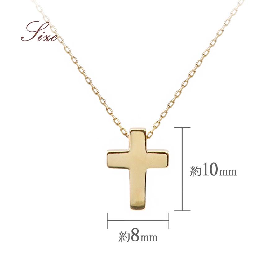 avalanche クロス　トップ　10k k10 ゴールド ダイヤモンド 10K ゴールド サイドクロスネックレス 35cm-38cm