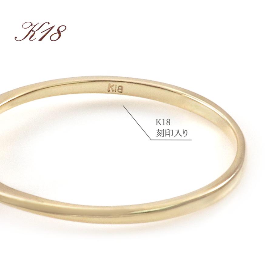 18金 リング アパタイト 指輪 ダイヤモンド 18K ゴールド プレゼント 