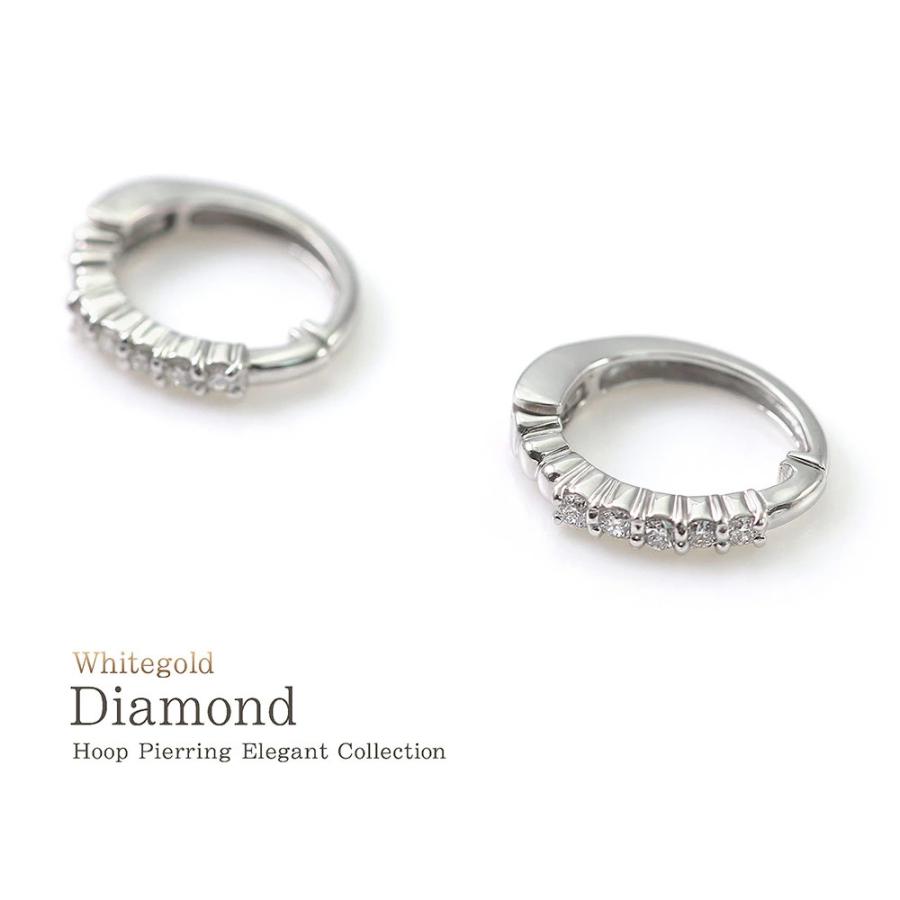 ◎【新品未使用】 フローティング ダイヤモンド フープ アッパー イヤリング Melody Accessory 20%OFF クーポン セール イヤリング 痛くない