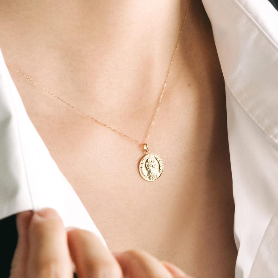 コインネックレス 18金 レディース 18K ジュエリー アクセサリー コインネックレス 18金 レディース 18K ジュエリー アクセサリー