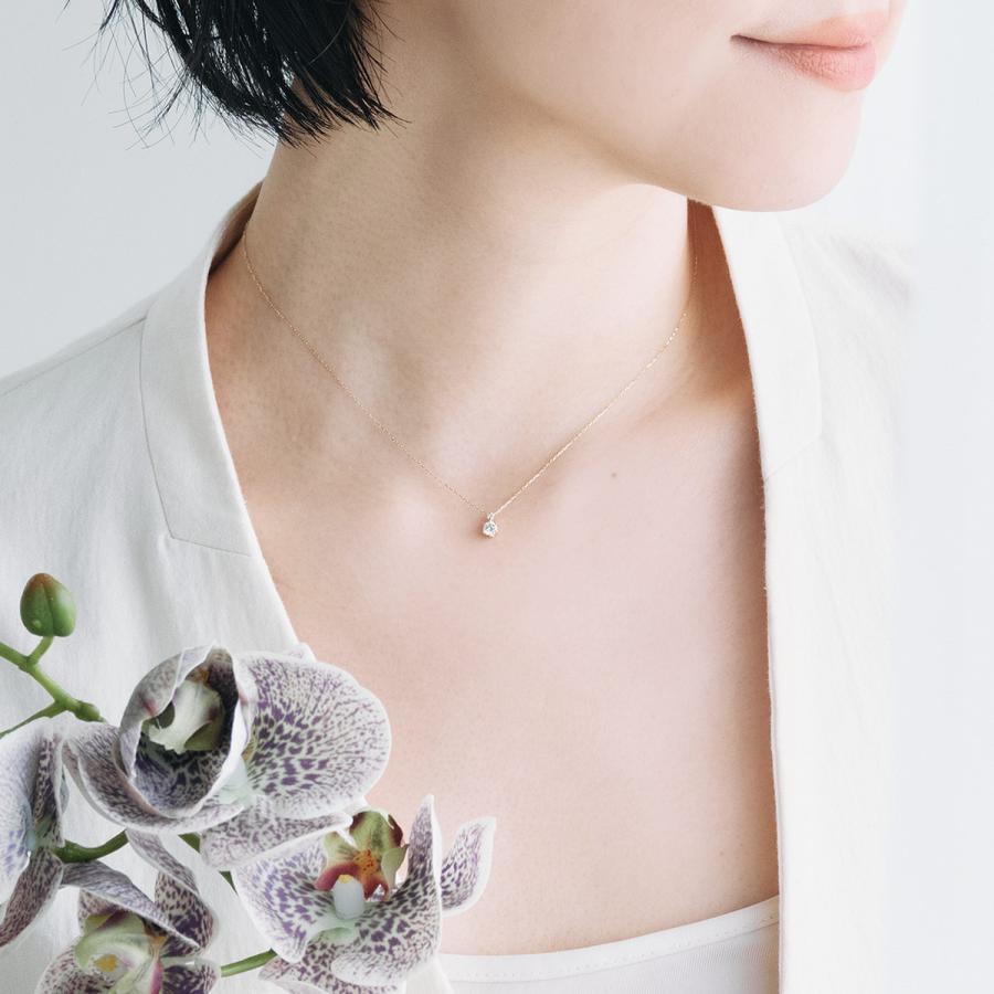 k18【 jewelry kanda 】一粒ダイヤ ネックレス 【公式通販】