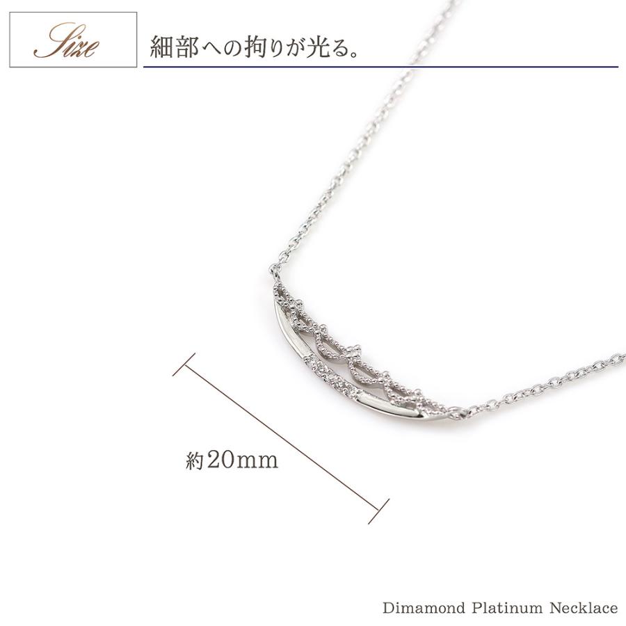 ダイヤモンド ネックレス レディース シンプル ライン 誕生日 プレゼント 結婚記念日 彼女 贈り物 女性 ギフト 華奢 可愛い 大きいサイズ 母の日ギフト 花以外_4