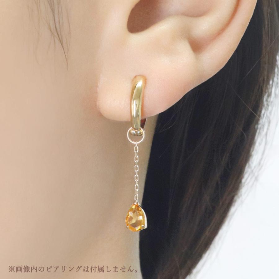 ピアリングチャーム ガーネット ペリドット シトリン ブルートパーズ