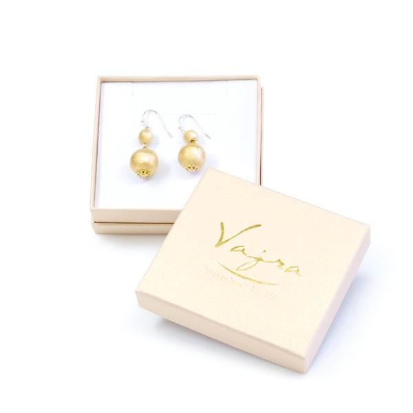 Vajra パールピアス or パールイヤリング 揺れる 大きい 大ぶり