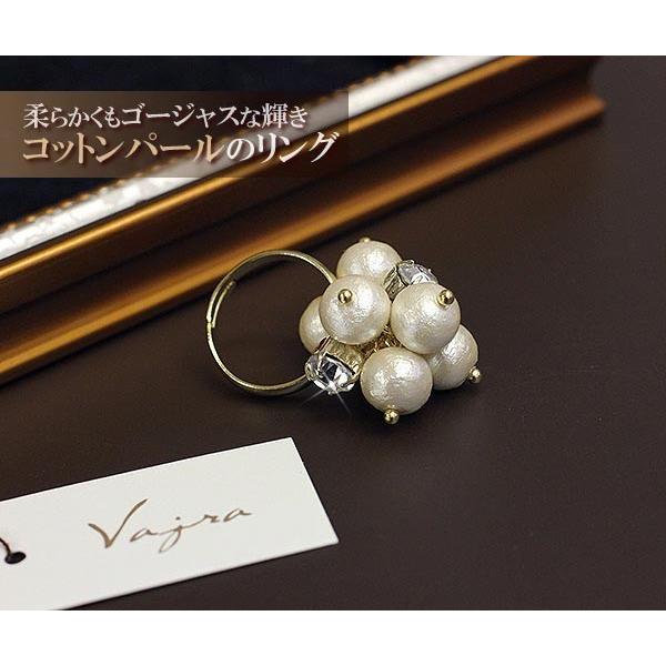 KAJA BIJOUX 花モチーフ ゴールドリング パール付き 値下げ はなかさね パールリング YG(ゴールド): かがよい | IMAYO