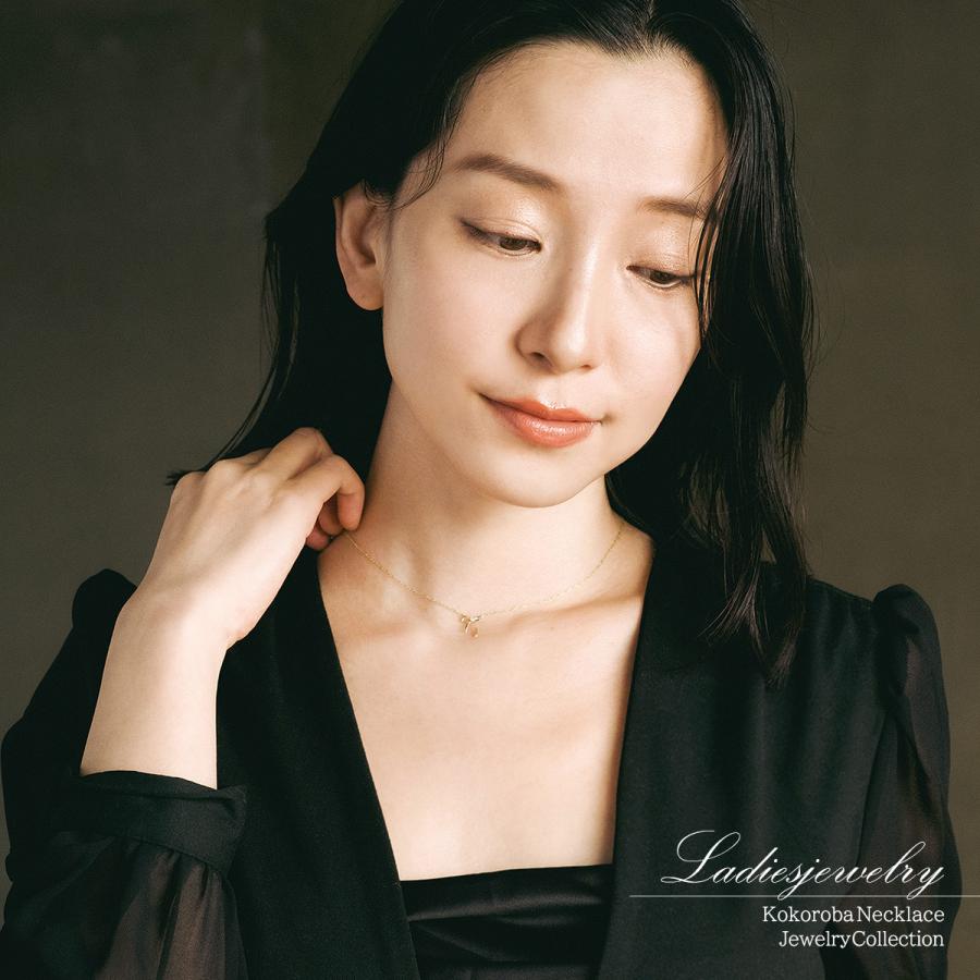 ネックレス レディース ダイヤモンド ブランド リボン 可愛い ダイヤのネックレス プレゼント 娘 妻  女性 彼女 20代 30代 40代 4月誕生石 バースデープレゼントの画像