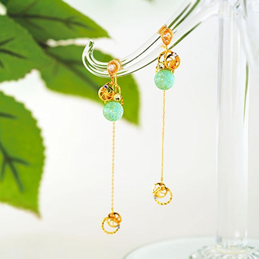 ぴあり ピアリ 京都清水坂ガラス館 ノンホールピアス イヤリング ピアスみたい 痛くなりにくい ノンホール ピアス風 揺れる かぼす クリスマスプレゼント Kp アクセサリーショップバルザス レディース 通販 Yahoo ショッピング