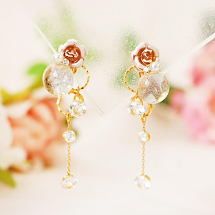 ぴあり ピアリ 京都 ガラス館 ノンホールピアス イヤリング ピアスみたい 痛くなりにくい ノントゥルー 薔薇 ノンホール ロゼッタ クリスマス おしゃれ Kp 5 アクセサリーショップバルザス 通販 Yahoo ショッピング