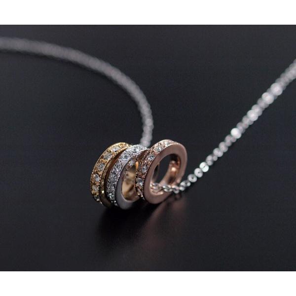 ネックレス レディース リング アクセサリー 輪っか シンプル オシャレ