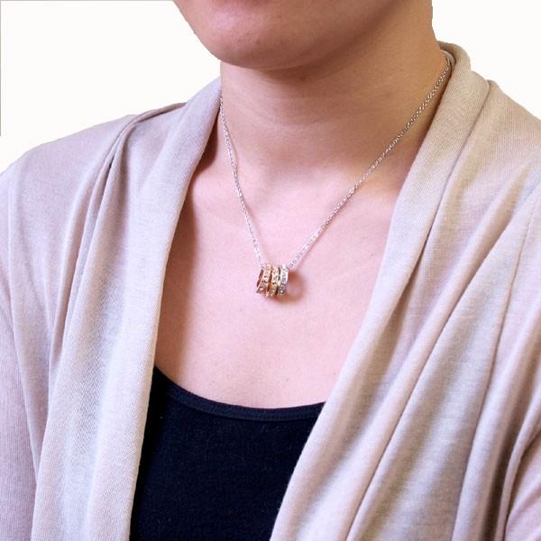 ネックレス レディース リング アクセサリー 輪っか シンプル オシャレ