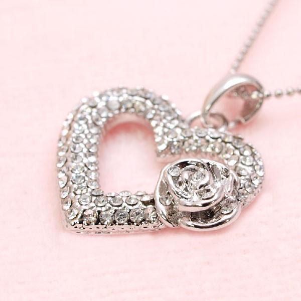 ネックレス レディース ロング ハート かわいい オシャレ 可愛い ハートモチーフ シルバー アクセサリー 2連 重ね付け プレゼント 女性 バースデー おしゃれ Sl 1162 1 アクセサリーショップバルザス 通販 Yahoo ショッピング